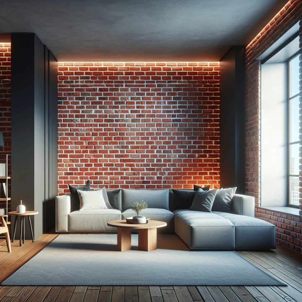 featured how to create a diy faux brick accent wall