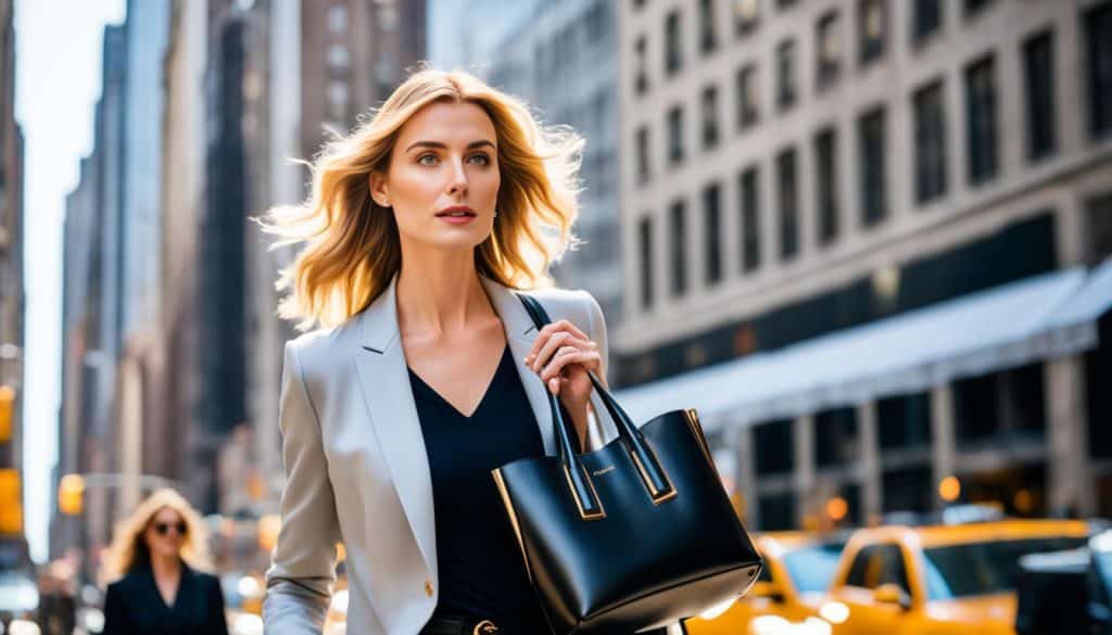 DeMellier midi New York leather tote