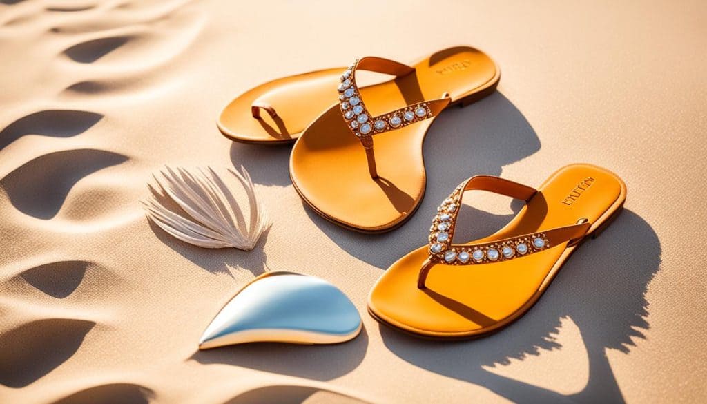 Mango leather sandals