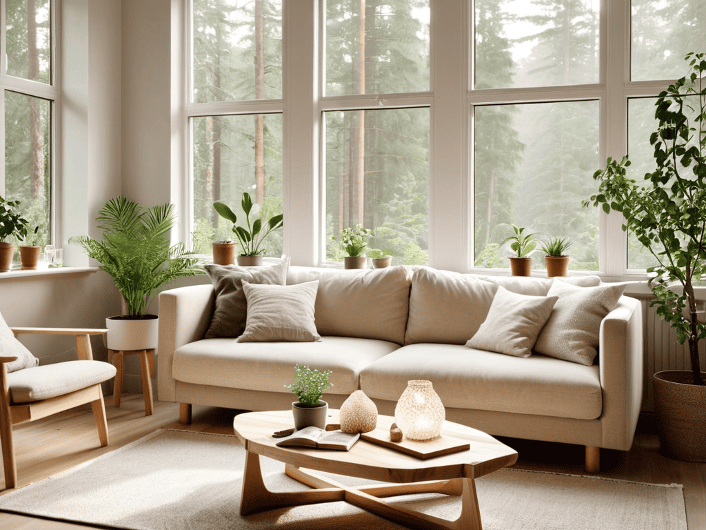 Lagom balance with crystals