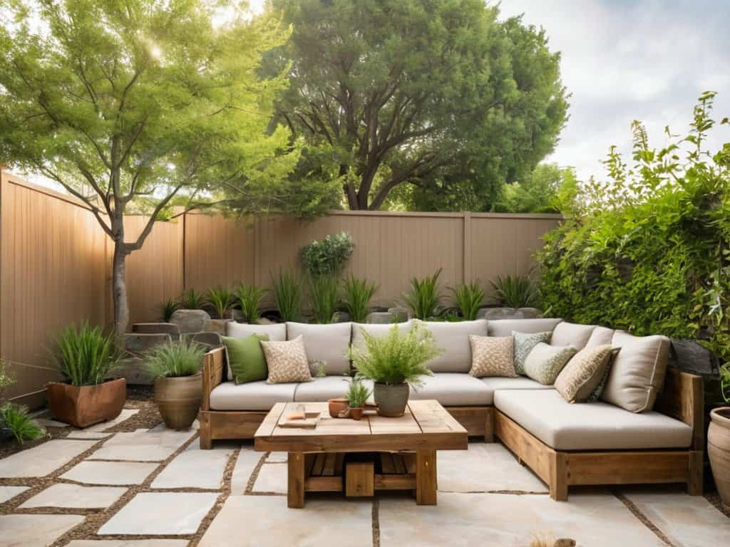 Low maintenance outdoor living spaces design