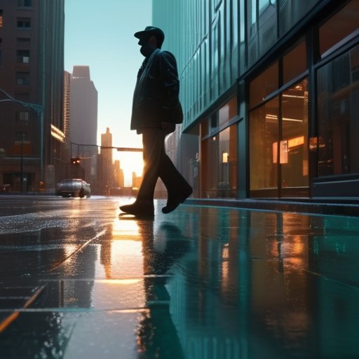 Crystal‑Guided Urban Solitude Secrets cityscape