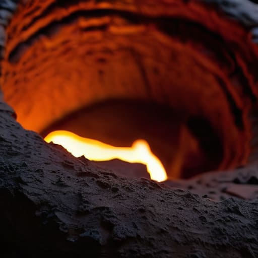 Wootz Crucible Steel Smelting ancient monolith.