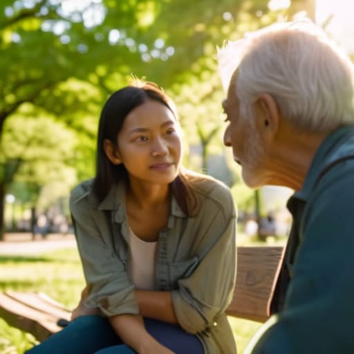 How to start a conversation with a stranger.
