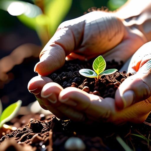 Whispers of the Earth: Enchanting Ways to Improve Your Home Garden to Invite Nature's Ancient Magic Home 2 Nurturing Soulful Soil Health Optimization photograph.