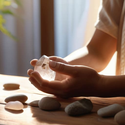 Embracing Your Journey of Stillness with stones.
